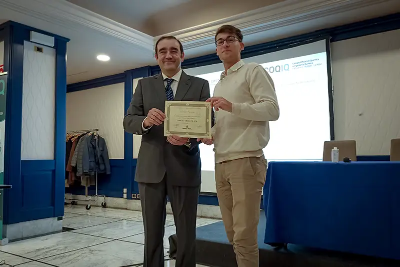 Acto de entrega de los Premios COQIQ al mejor Trabajo de Fin de Grado - TF presentado en 2024 en la Universidad del País Vasco (UPV/EHU)