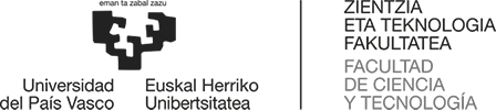 Logotipo de la Universidad del País Vasco - Euskal Herriko Unibertsitatea. Facultad de Ciencia y Tecnología